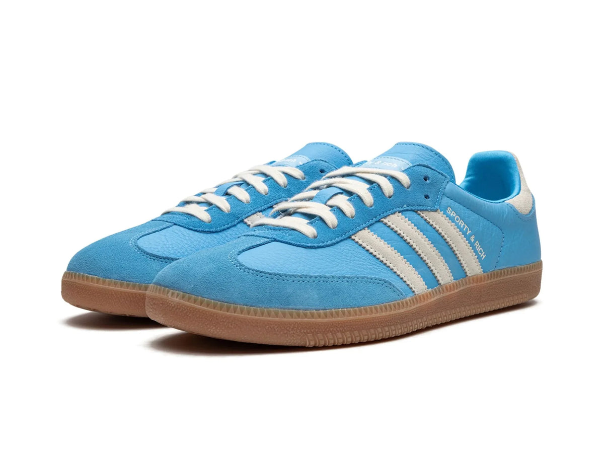 Adidas Samba OG Sporty & Rich "Blue Grey" - street-bill.dk