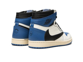 Nike Air Jordan 1 Retro High Travis Scott Fragment "Military Blue" - street-bill.dk