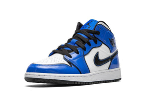 Nike Air Jordan 1 Mid "Signal Blue" - street-bill.dk