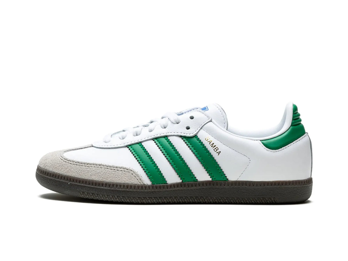 Adidas Samba "Footwear White Green" - street-bill.dk