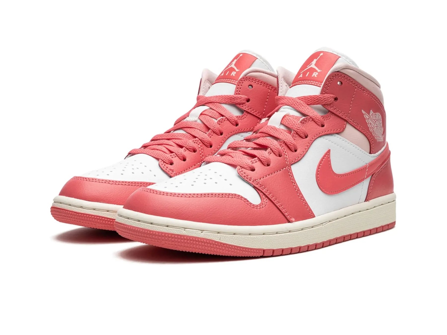 Nike Air Jordan 1 Mid "Strawberries And Cream" - street-bill.dk